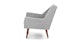 Angle Speckle Gray Chair - Gallery View 4 of 12.