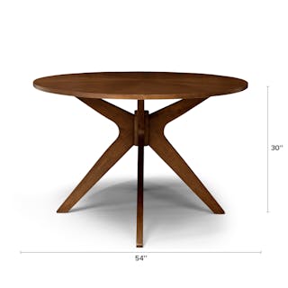 The Meja Dining Chair x Conan Dining Table Bundle - Primary View 1 of 6 (Click To Zoom).