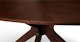 Conan Walnut Round Dining Table - Gallery View 7 of 9.