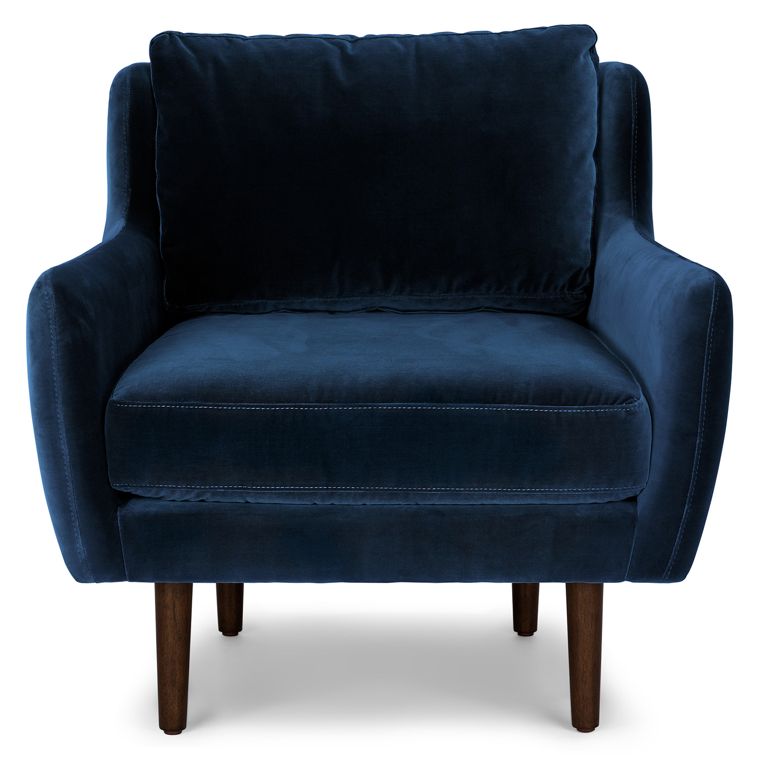 Dark velvet chair discount