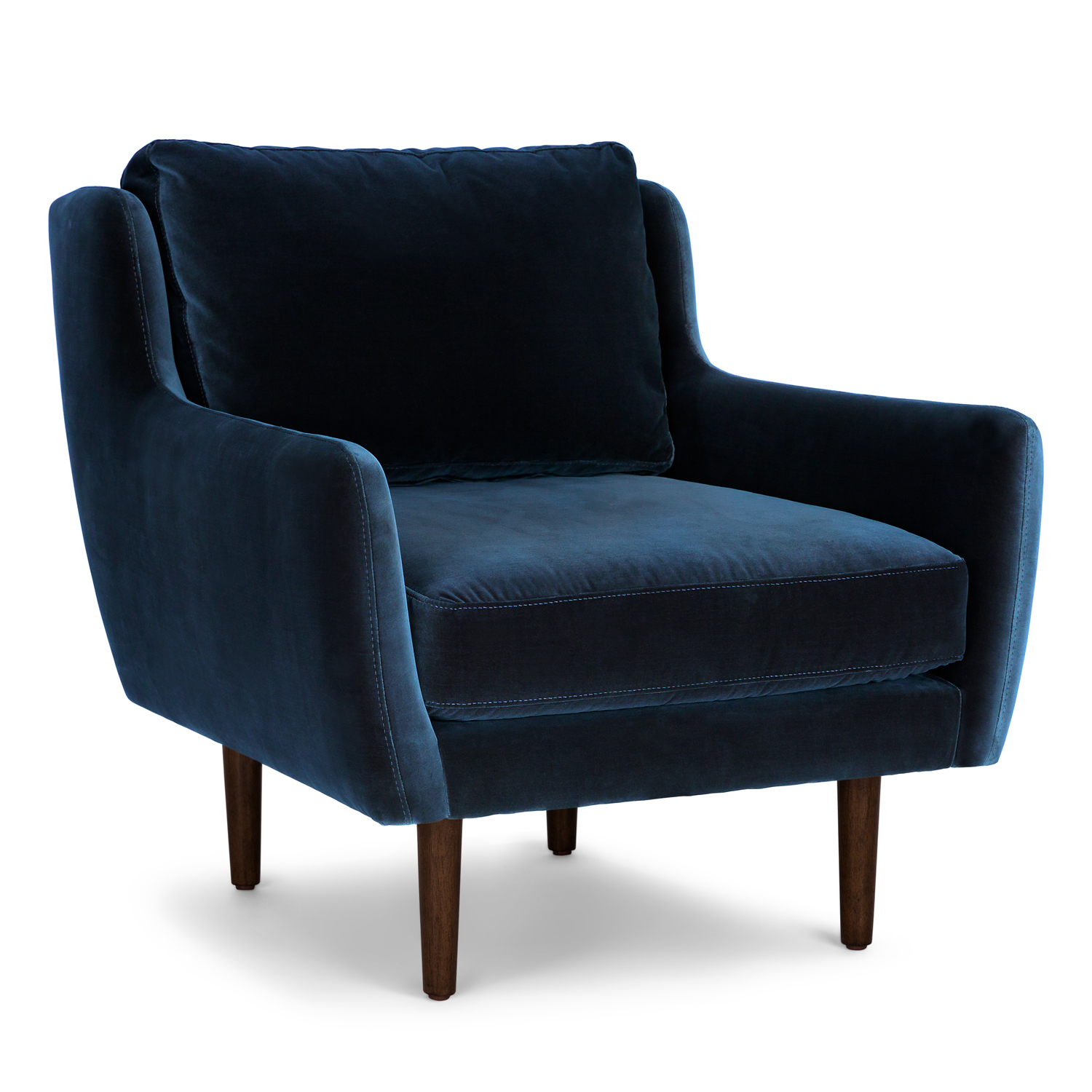 Article blue velvet chair discount
