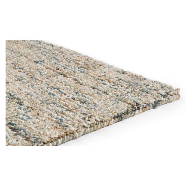 8x10 Pebble Sand Handmade Wool Area Rug Loopi Article