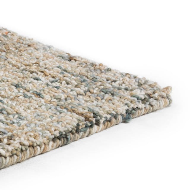 8x10 Pebble Sand Handmade Wool Area Rug Loopi Article