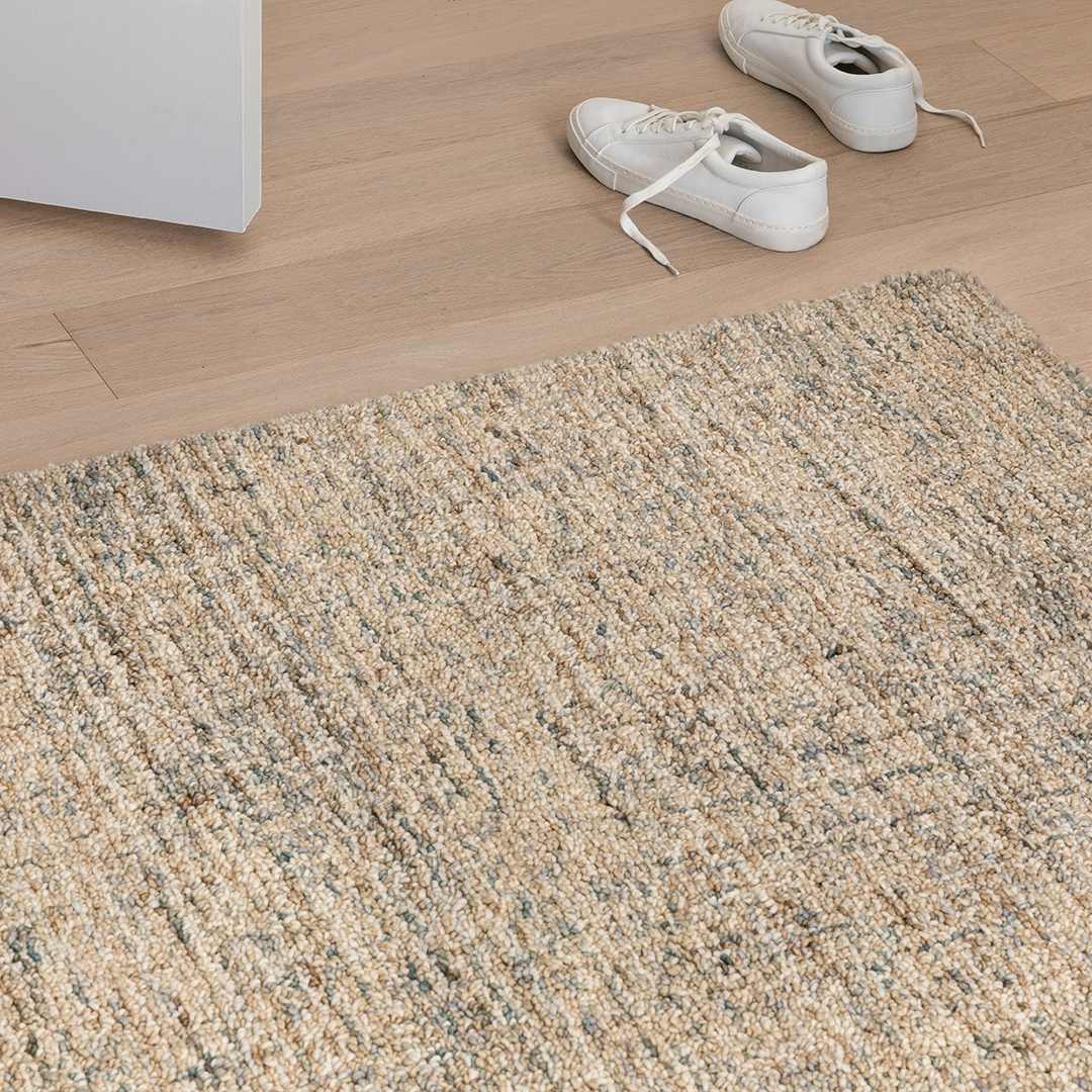 8x10 Pebble Sand Handmade Wool Area Rug | Loopi | Article