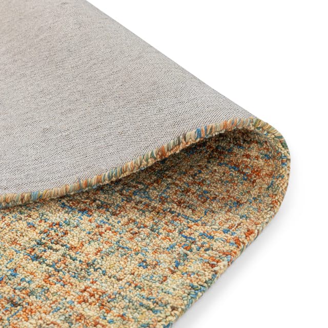 8x10 Maple Rust Handmade Wool Area Rug Loopi Article