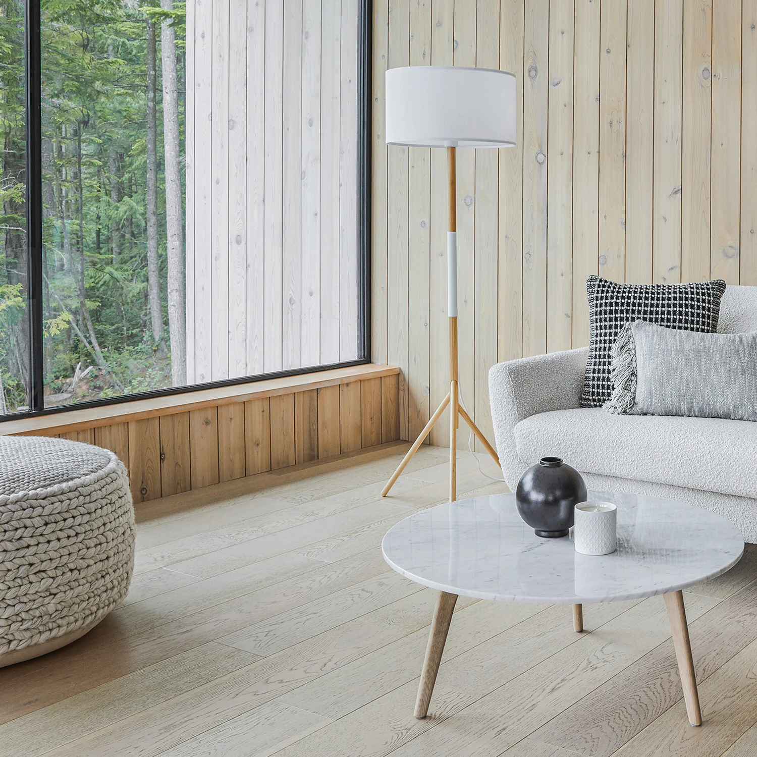 Stilt White Floor Lamp - Modern & Stylish Lighting