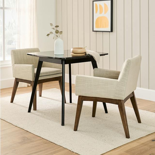 5'x8' Vanilla Ivory Handmade Fabric Area Rug | Texa | Article