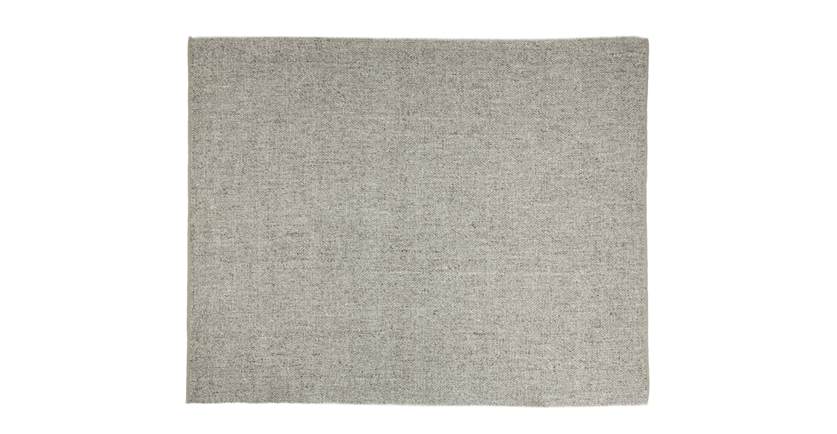 8'x10' Fog Gray Handmade Fabric Area Rug | Texa | Article