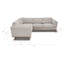 The Timber Corner Sectional x Ottoman Bundle - Gallery View 1 of 6.