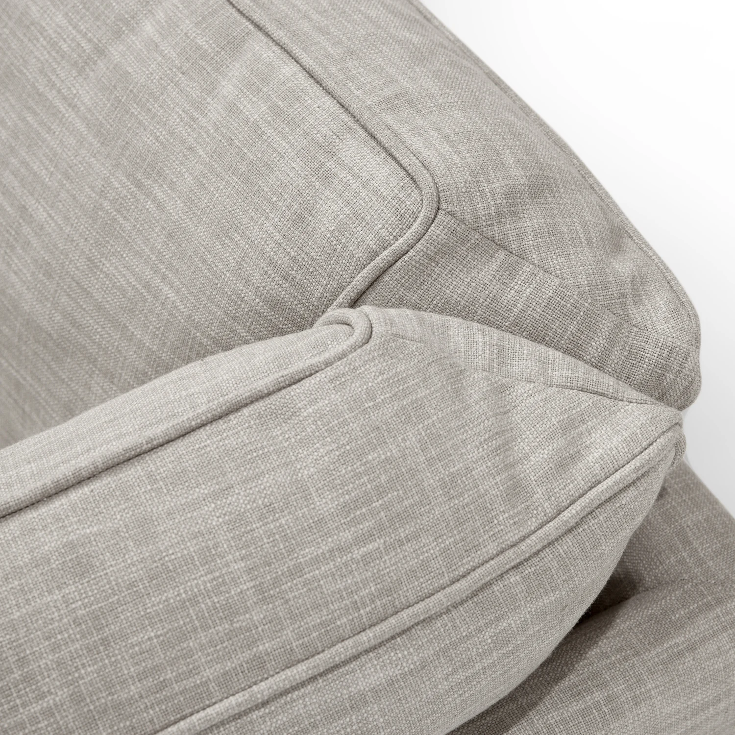 Timber 93" Corner Sectional Sofa - Rain Cloud Gray