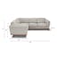 The Timber Corner Sectional x Ottoman Bundle - Gallery View 1 of 6.