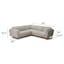 The Timber Corner Sectional x Ottoman Bundle - Gallery View 1 of 6.