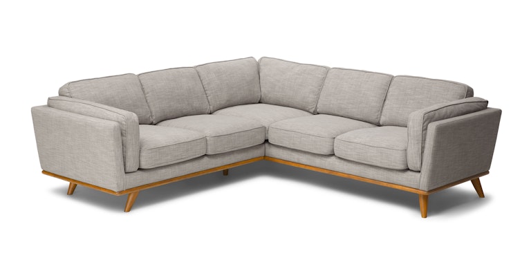 Timber Rain Cloud Gray Corner Sectional - Primary View 1 of 15 (Open Fullscreen View).