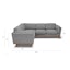 The Timber Corner Sectional x Ottoman Bundle - Gallery View 1 of 6.