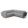 Timber 93" Corner Sectional - Pebble Gray