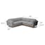 The Timber Corner Sectional x Ottoman Bundle - Gallery View 1 of 6.