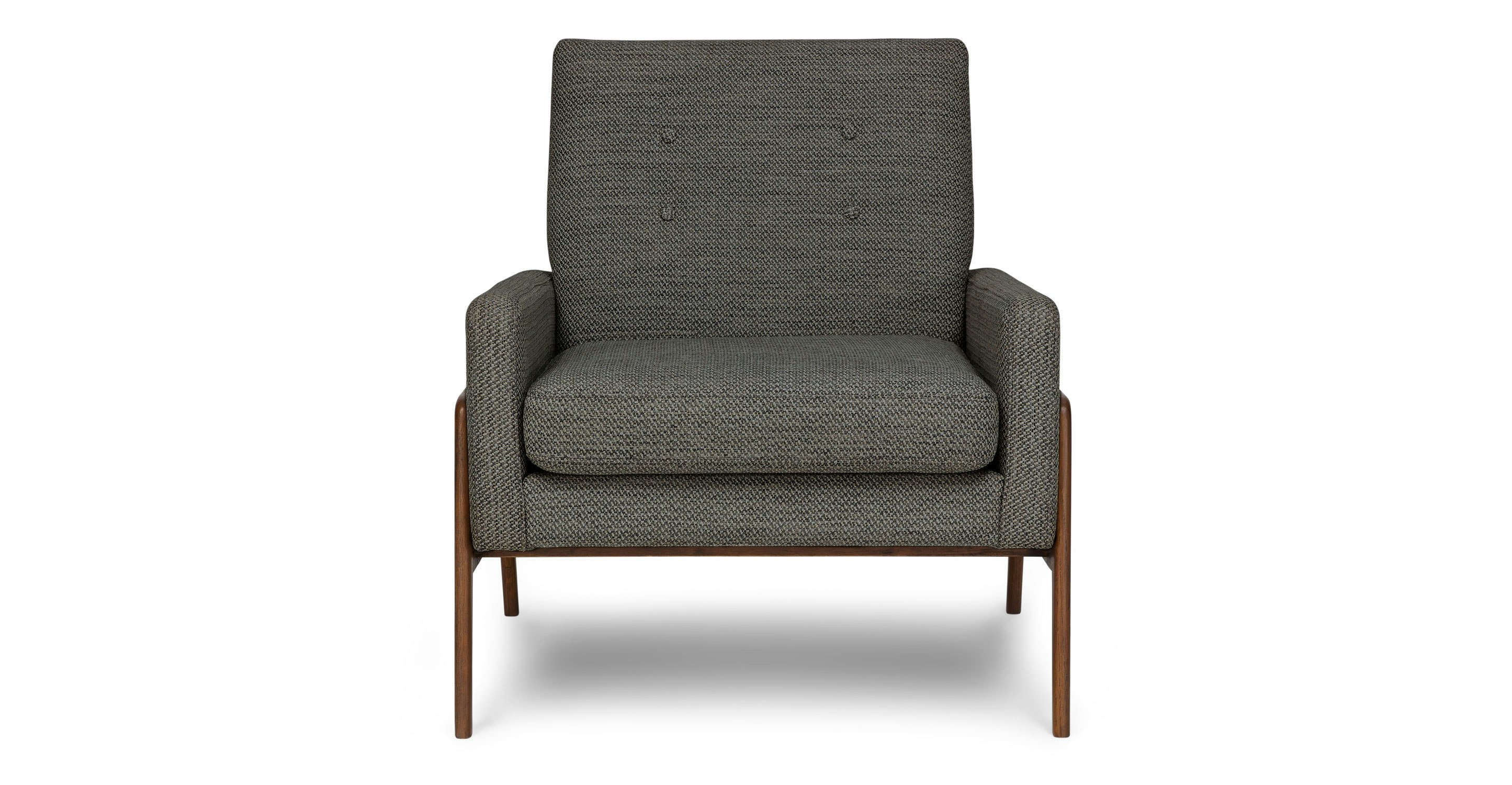 Meteorite Gray Nord Fabric Lounge Chair Article