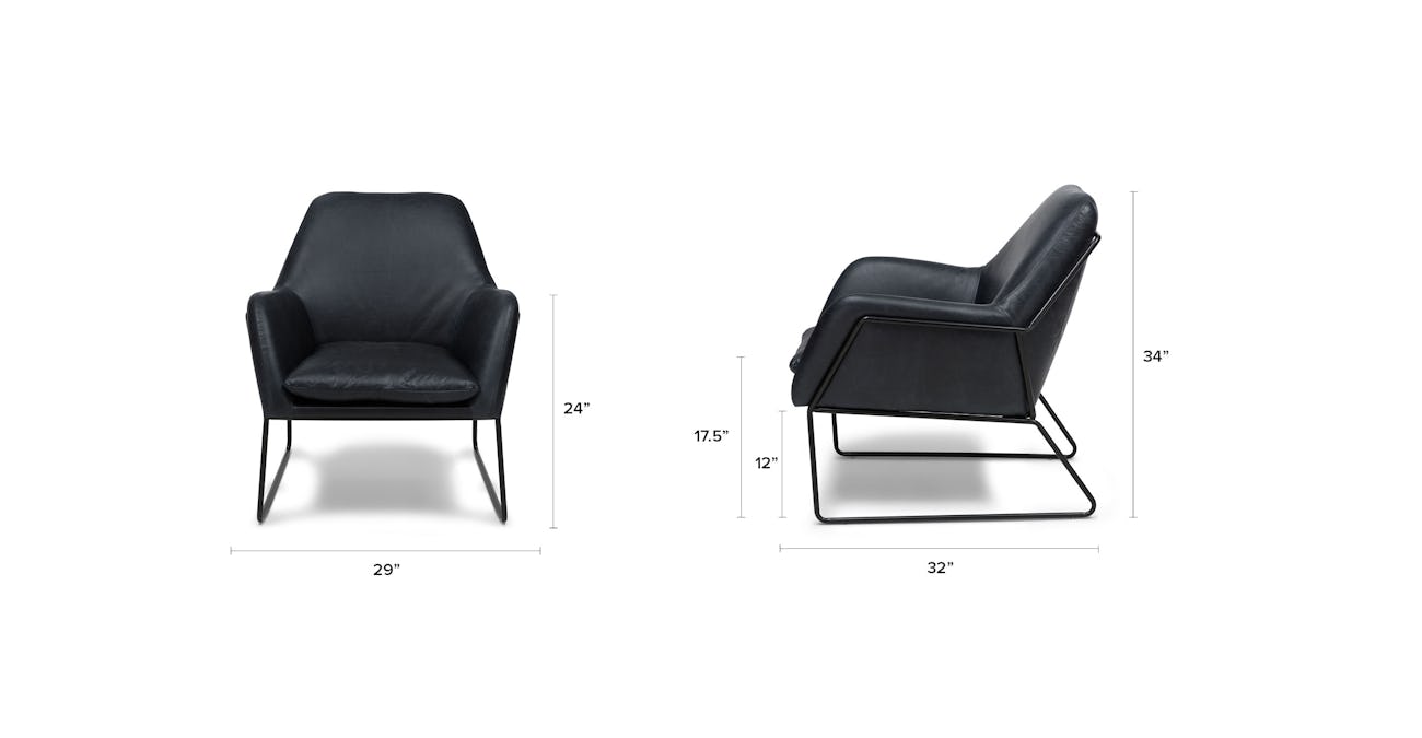 Forma Charme Black Chair