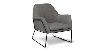 Forma Meteorite Gray Chair