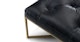 Tablet Charme Black Square Ottoman - Gallery View 5 of 9.