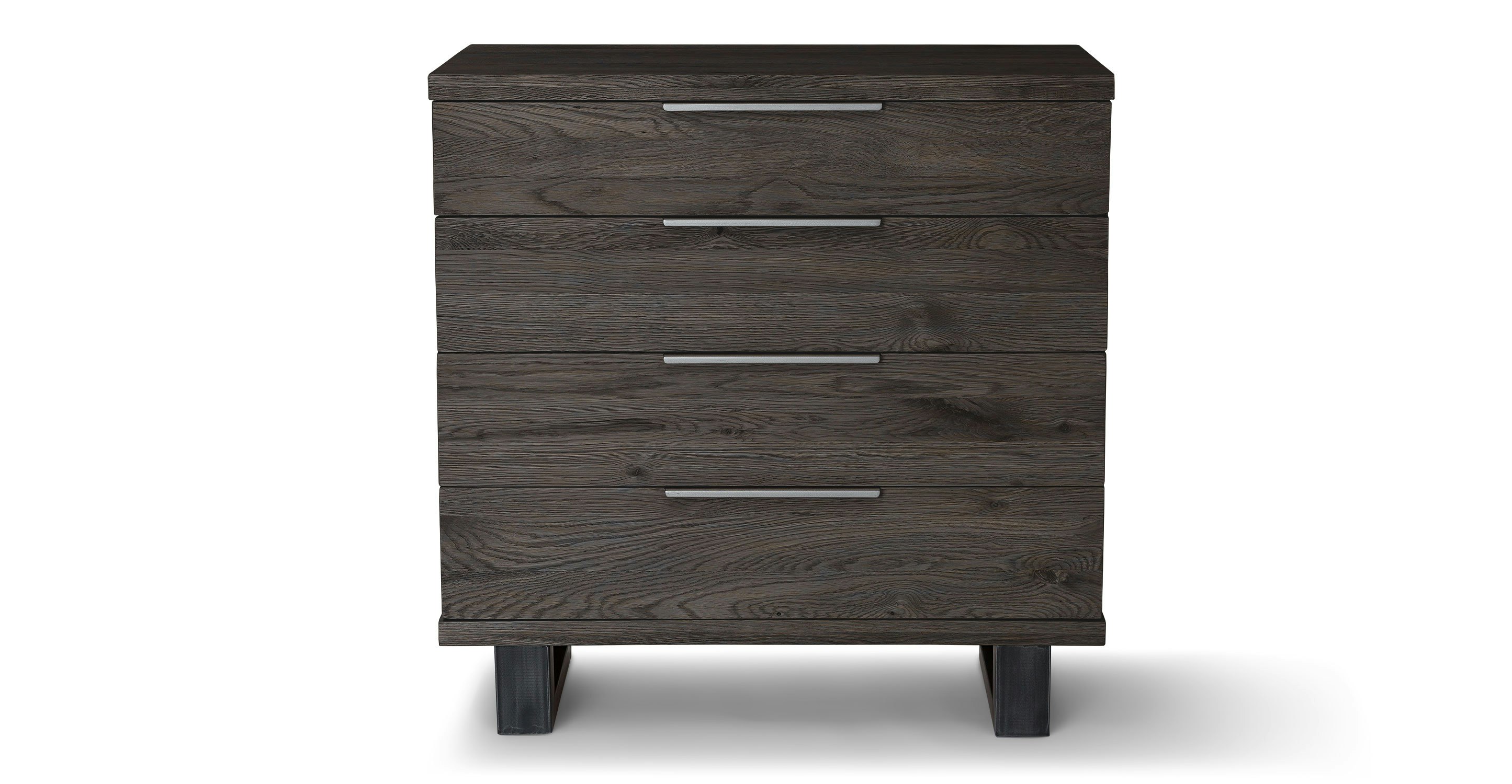 Rustic Smoke Taiga Oak 4 Drawer Dresser Article