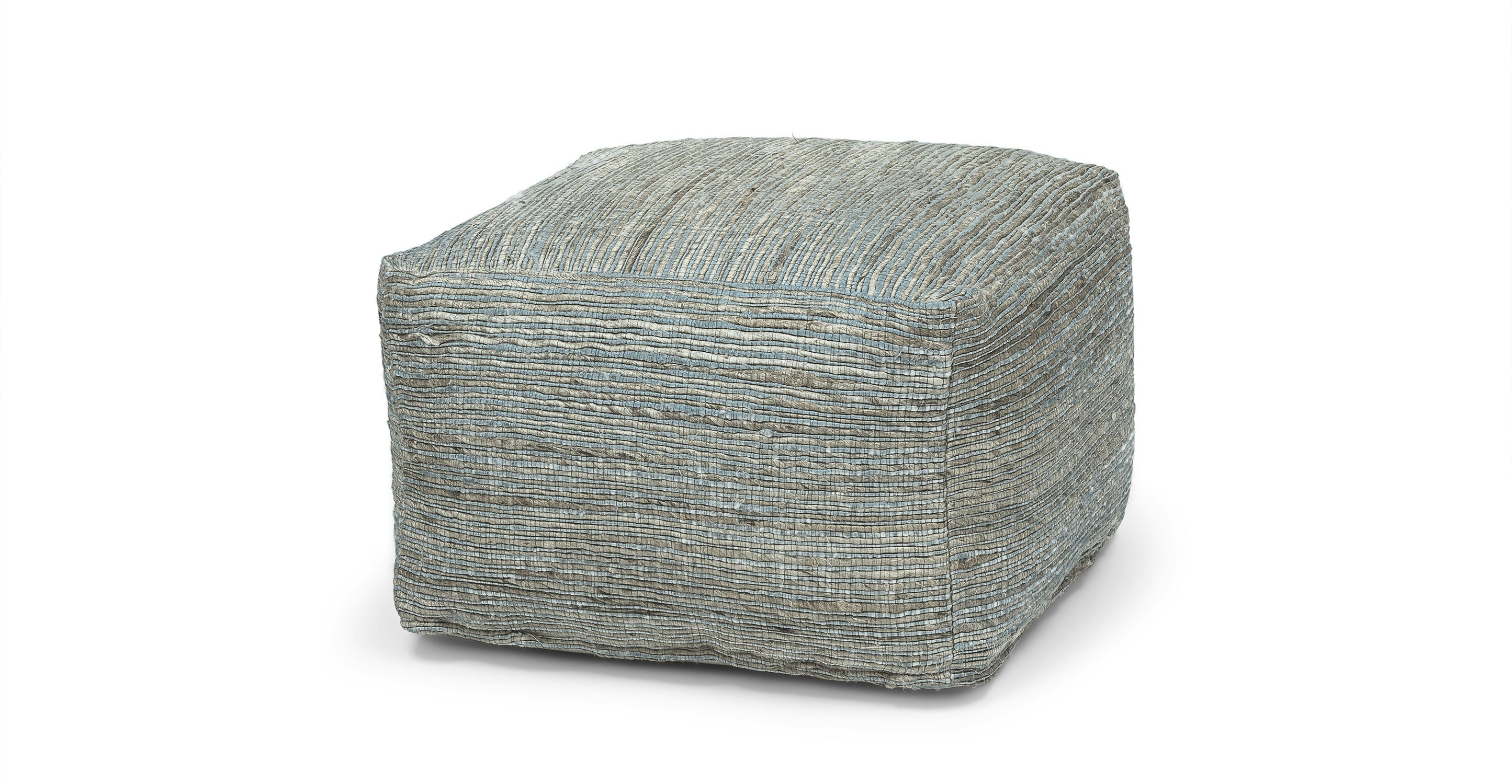 Jota Aqua Smoke Pouf Article