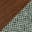 Color: Ratine Green and Walnut