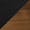 Color: Black Leather and Walnut